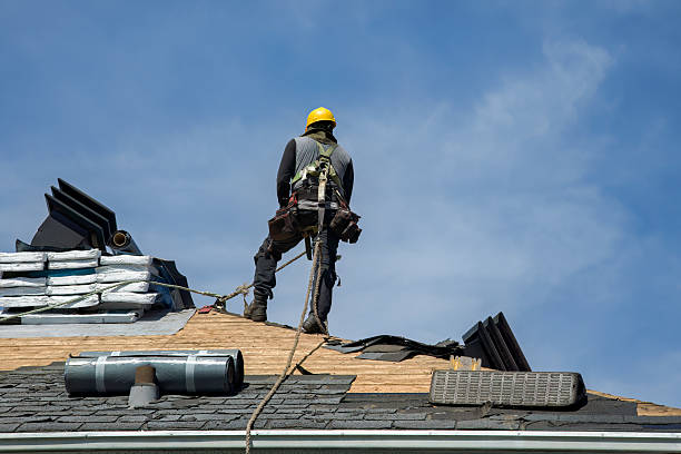 Professional Roofing technician working in New York, NY